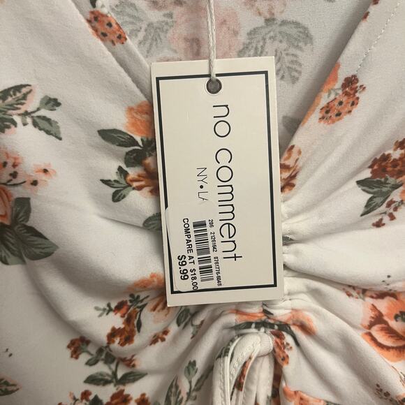 NWT No Comment LA Floral Cocktail Dress Medium Spring Feminine - Picture 8 of 15